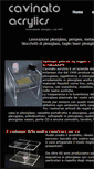 Mobile Screenshot of cavinatoacrylics.it